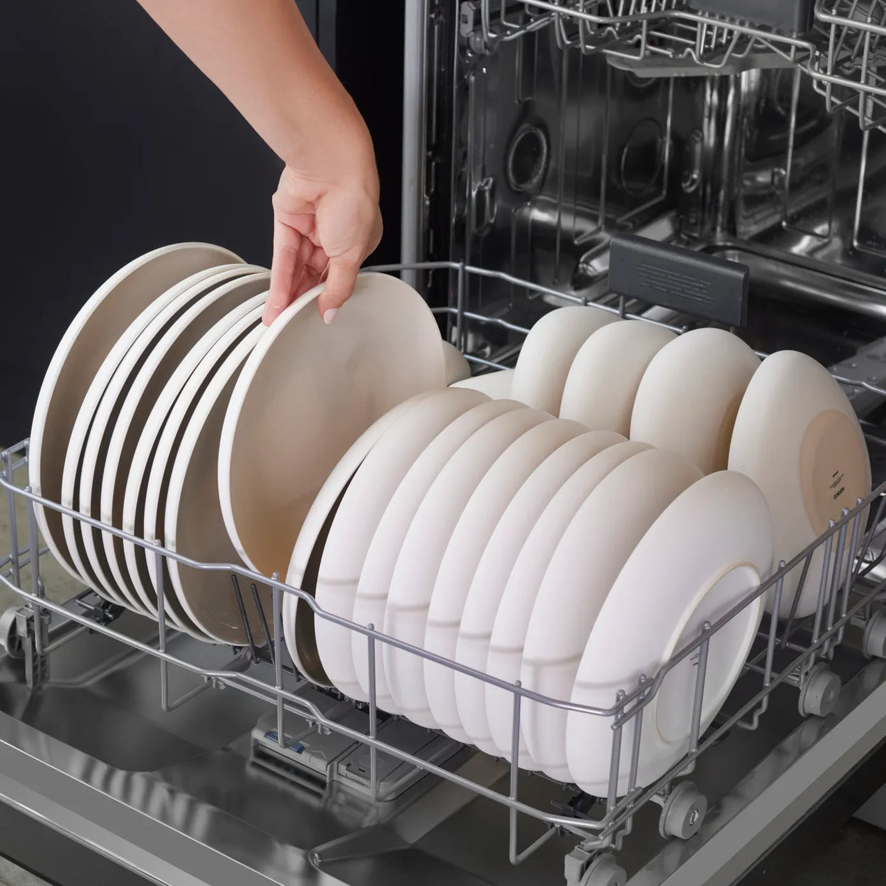 Juego de Vajilla Premium de 52 Piezas para 12 Personas – Cerámica Stoneware Beige